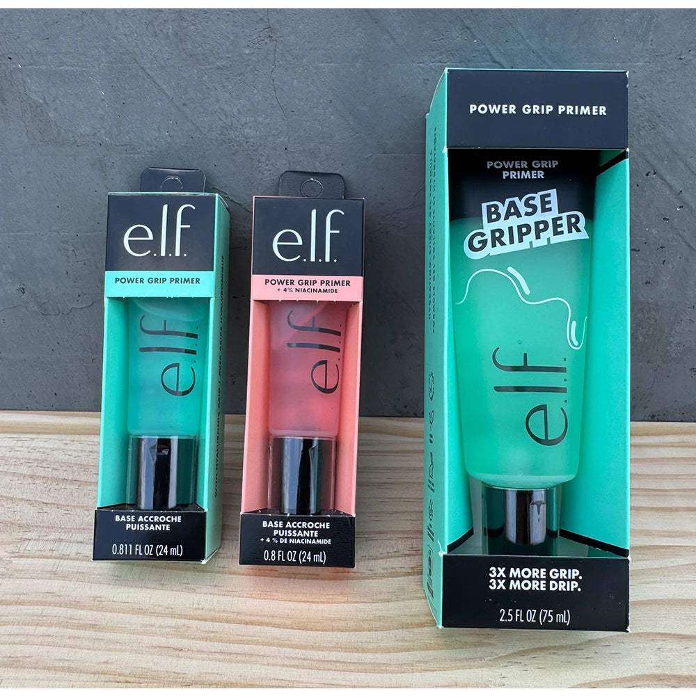 Elf Makeup Power Grip Primer Gel-based Moisturizing Facial Base Cream For Firming Makeup Long-lasting Wear Face Improve Texture