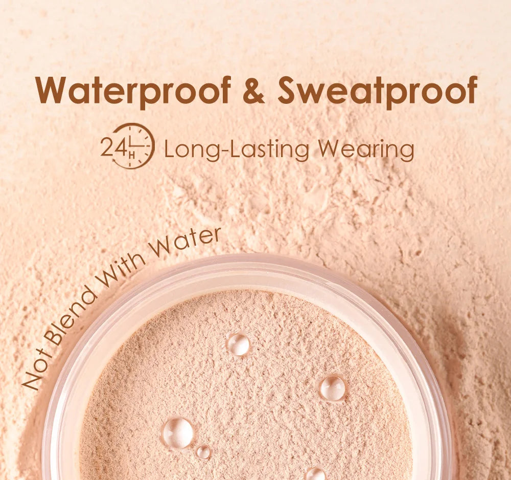 FOCALLURE 9 Colors Face Makeup Brighten Oil Control Long lasting Loose Powder Waterproof Mineral Make Up Setting Powder