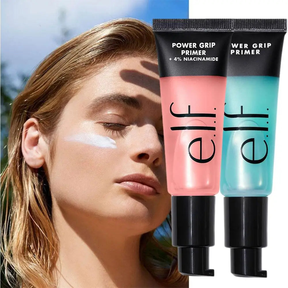 Elf Makeup Power Grip Primer Gel-based Moisturizing Facial Base Cream For Firming Makeup Long-lasting Wear Face Improve Texture