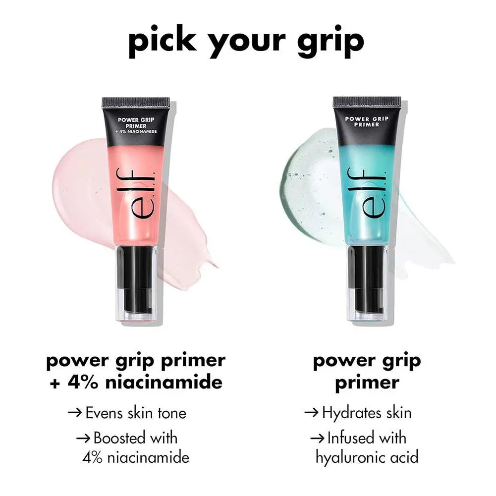 Elf Makeup Power Grip Primer Gel-based Moisturizing Facial Base Cream For Firming Makeup Long-lasting Wear Face Improve Texture