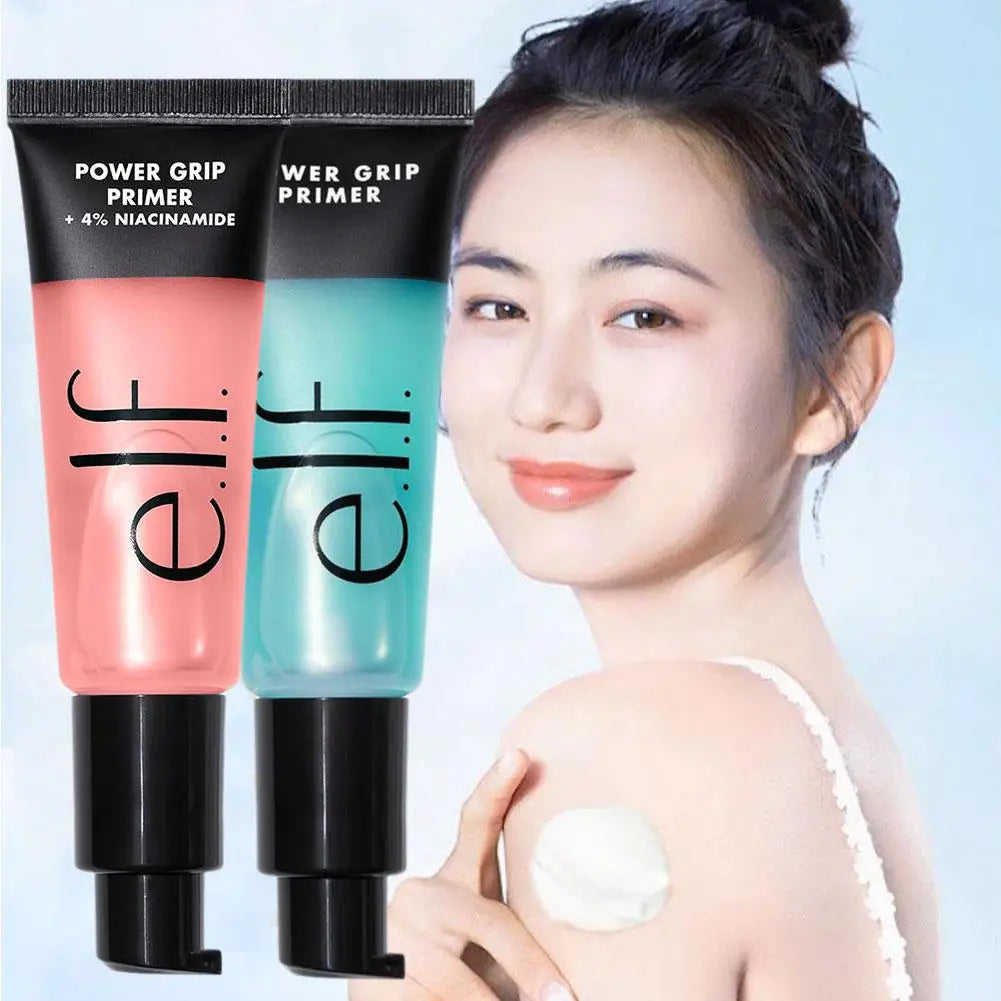 Elf Makeup Power Grip Primer Gel-based Moisturizing Facial Base Cream For Firming Makeup Long-lasting Wear Face Improve Texture