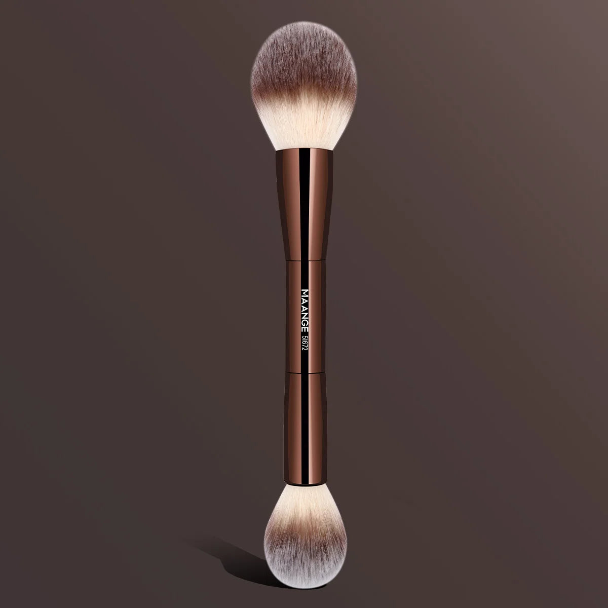 MAANGE Facial Makeup Brushes Set Double Head Powder Blush Foundation Brushes Skin-friendly Brush Soft Fiber Hair Cosmetic Beauty