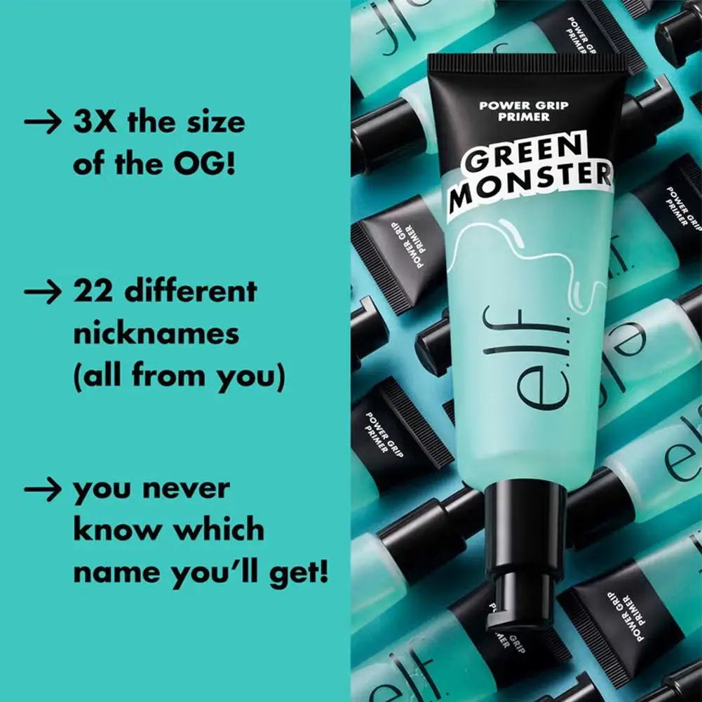 Elf Makeup Power Grip Primer Gel-based Moisturizing Facial Base Cream For Firming Makeup Long-lasting Wear Face Improve Texture