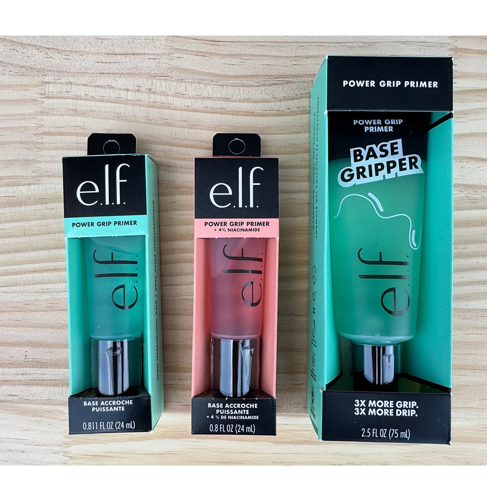 Elf Makeup Power Grip Primer Gel-based Moisturizing Facial Base Cream For Firming Makeup Long-lasting Wear Face Improve Texture