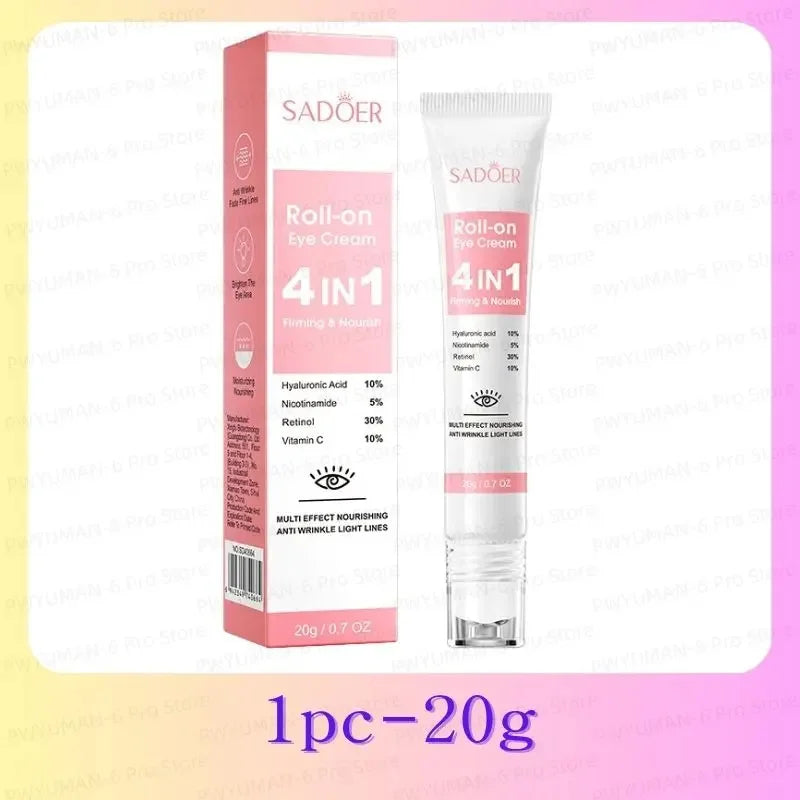 Eye Bag Removal Cream Collagen Anti-Wrinkle Fade Fine Lines Firming Skin Anti Dark Circle Puffiness Brighten Eye Care